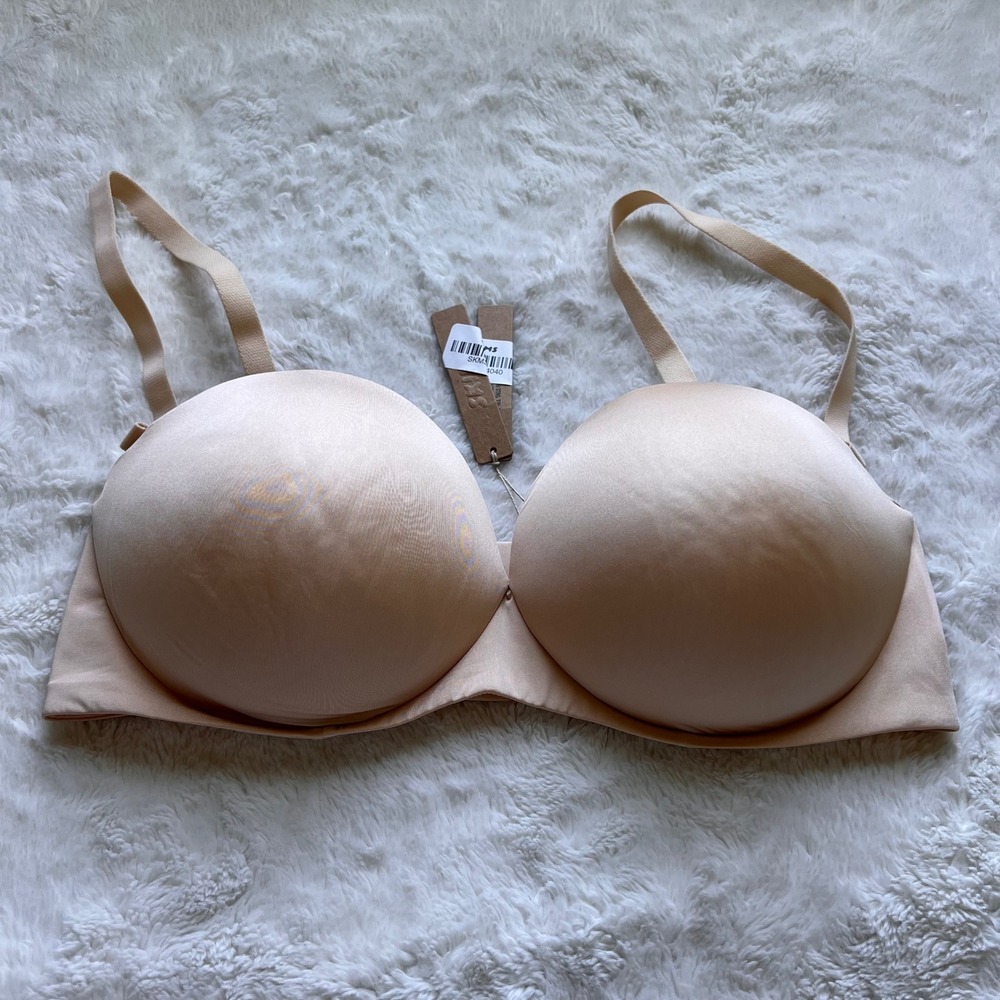 SKIMS Ultimate Collection Push Up Strapless Bra Sand BA-BAN-3208 Size 38D NEW